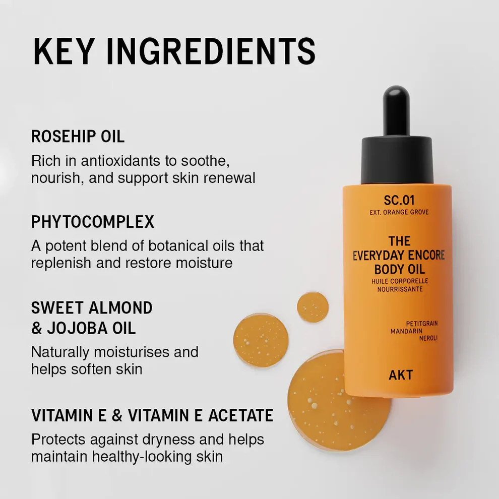 AKT - THE EVERYDAY ENCORE BODY OIL | SC.01 ORANGE GROVE