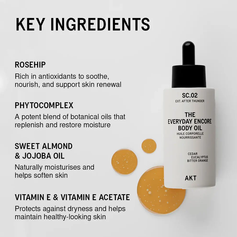 AKT - THE EVERYDAY ENCORE BODY OIL | SC.02 AFTER THUNDER
