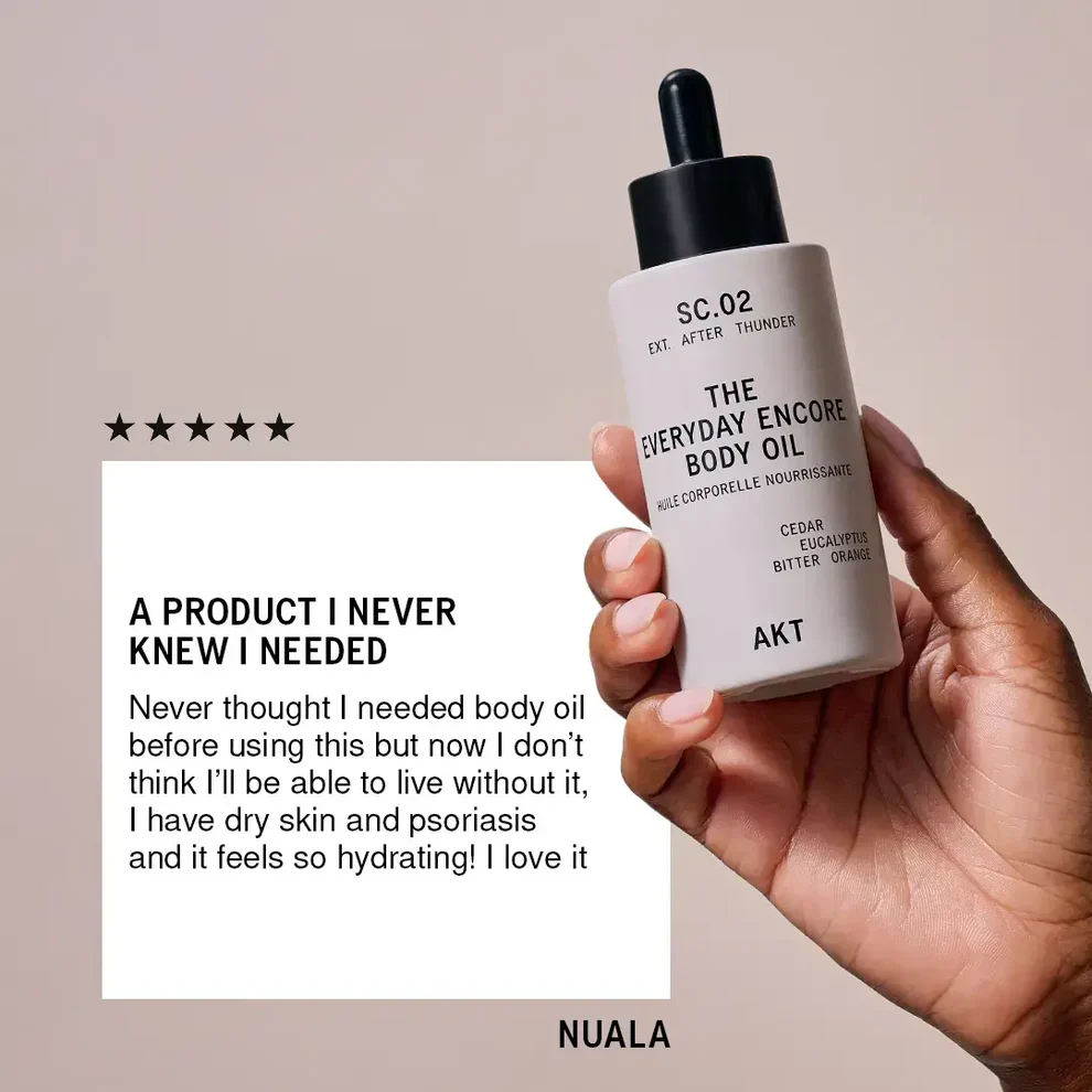 AKT - THE EVERYDAY ENCORE BODY OIL | SC.02 AFTER THUNDER