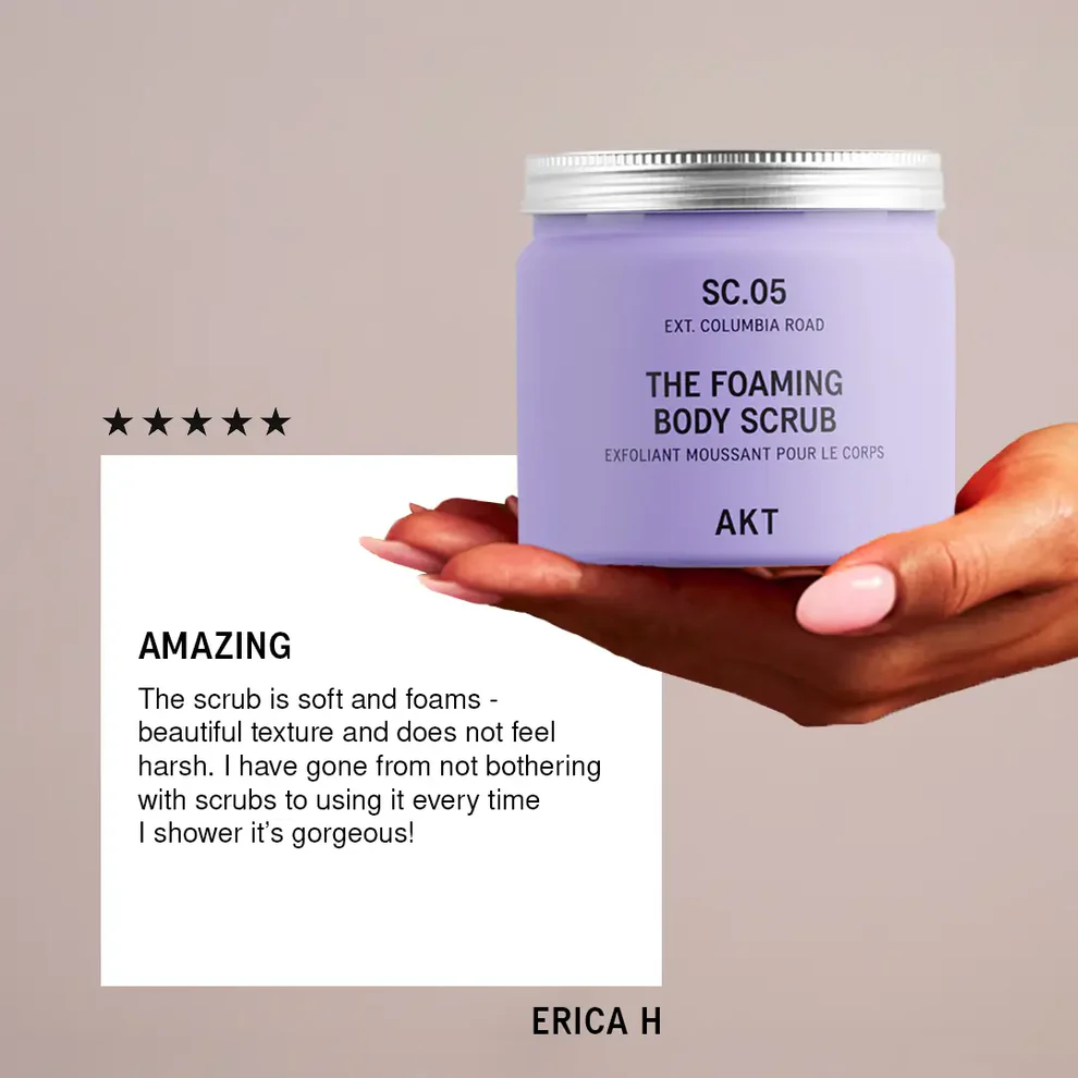 AKT - THE FOAMING BODY SCRUB | SC.05 COLUMBIA ROAD