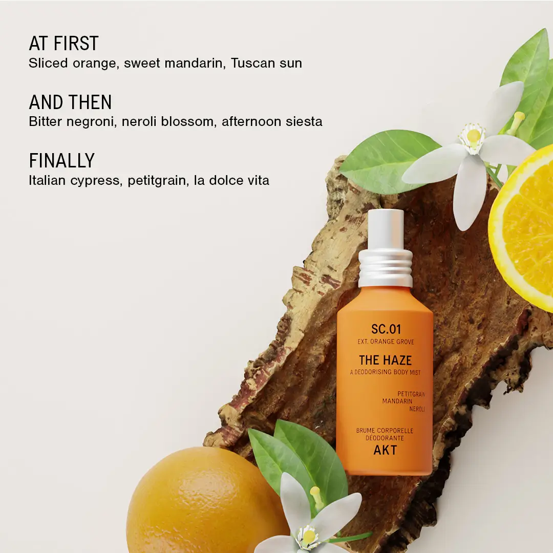 AKT - THE HAZE DEODORISING BODY MIST | SC.01 ORANGE GROVE