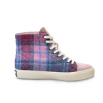 ISLANDER - BOOTS | THA BLAIR | PINK & BLUE TARTAN | UK6