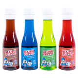 SLUSH PUPPIE -  4 PACK SYRUP | BLUE RASPBERRY, STRAWBERRY, COLA, LEMON & LIME