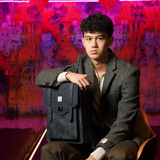 ISLANDER - THE CARLOWAY BACKPACK | PINK & BLUE TARTAN