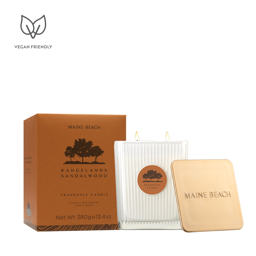 Maine Beach Rangelands Sandalwood Soy Fragrance Candle 380g