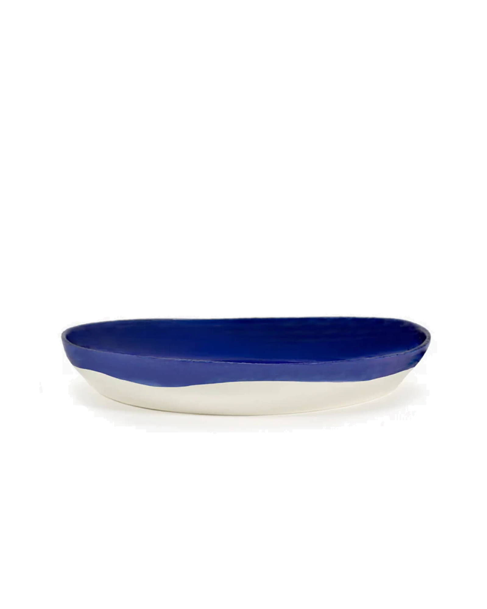 OTTOLENGHI - OTTOLENGHI SERVING BOWL M BLUE WITH WHITE DOTS FEAST