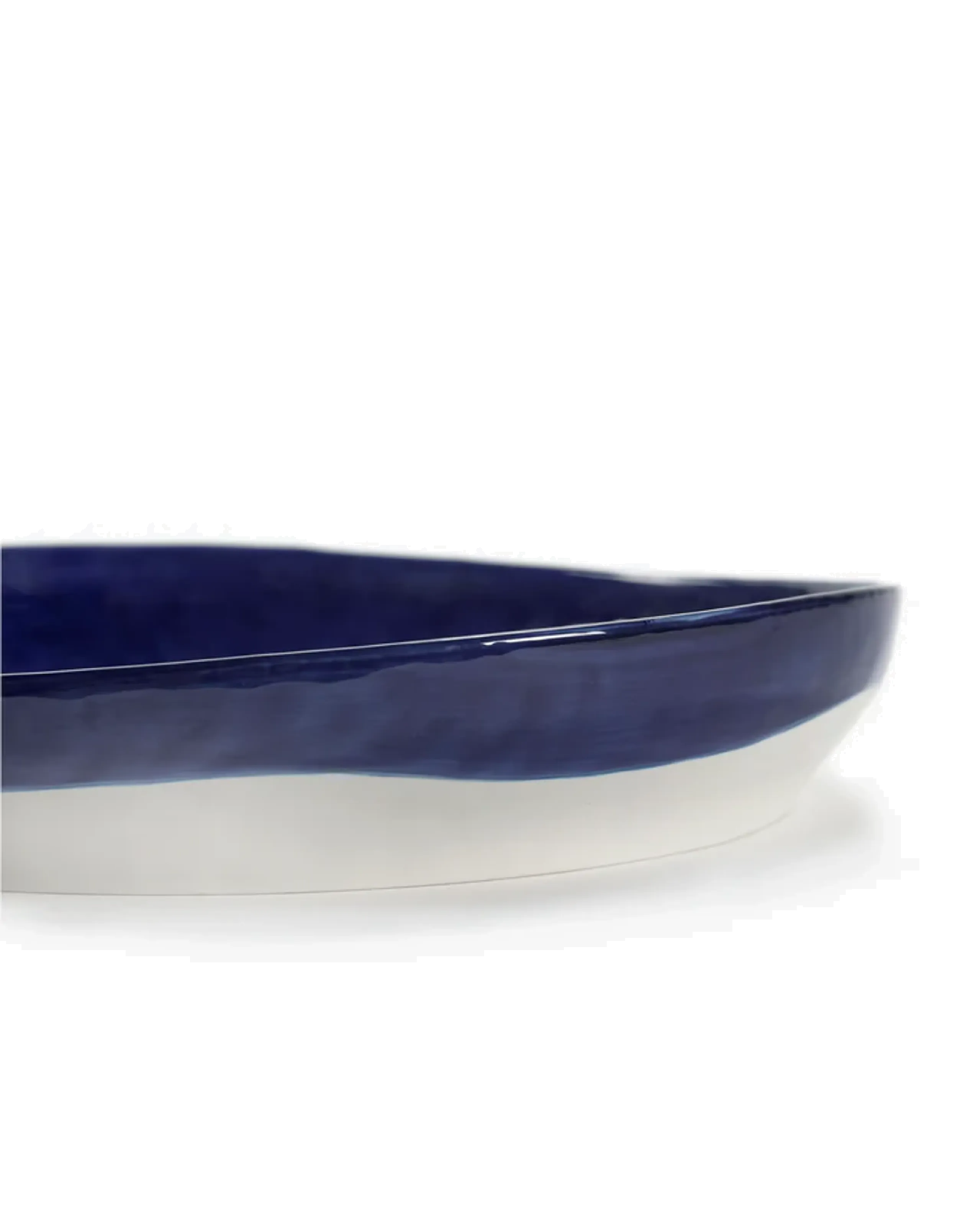 OTTOLENGHI - OTTOLENGHI SERVING BOWL M BLUE WITH WHITE DOTS FEAST