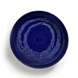 OTTOLENGHI - OTTOLENGHI SERVING BOWL M BLUE WITH WHITE DOTS FEAST