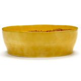 OTTOLENGHI - SALAD BOWL YELLOW WITH RED STRIPES FEAST