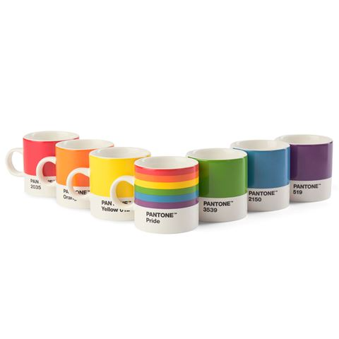 PANTONE - ESPRESSO CUP | PRIDE ESPRESSO 7 PCS. IN GIFT BOX