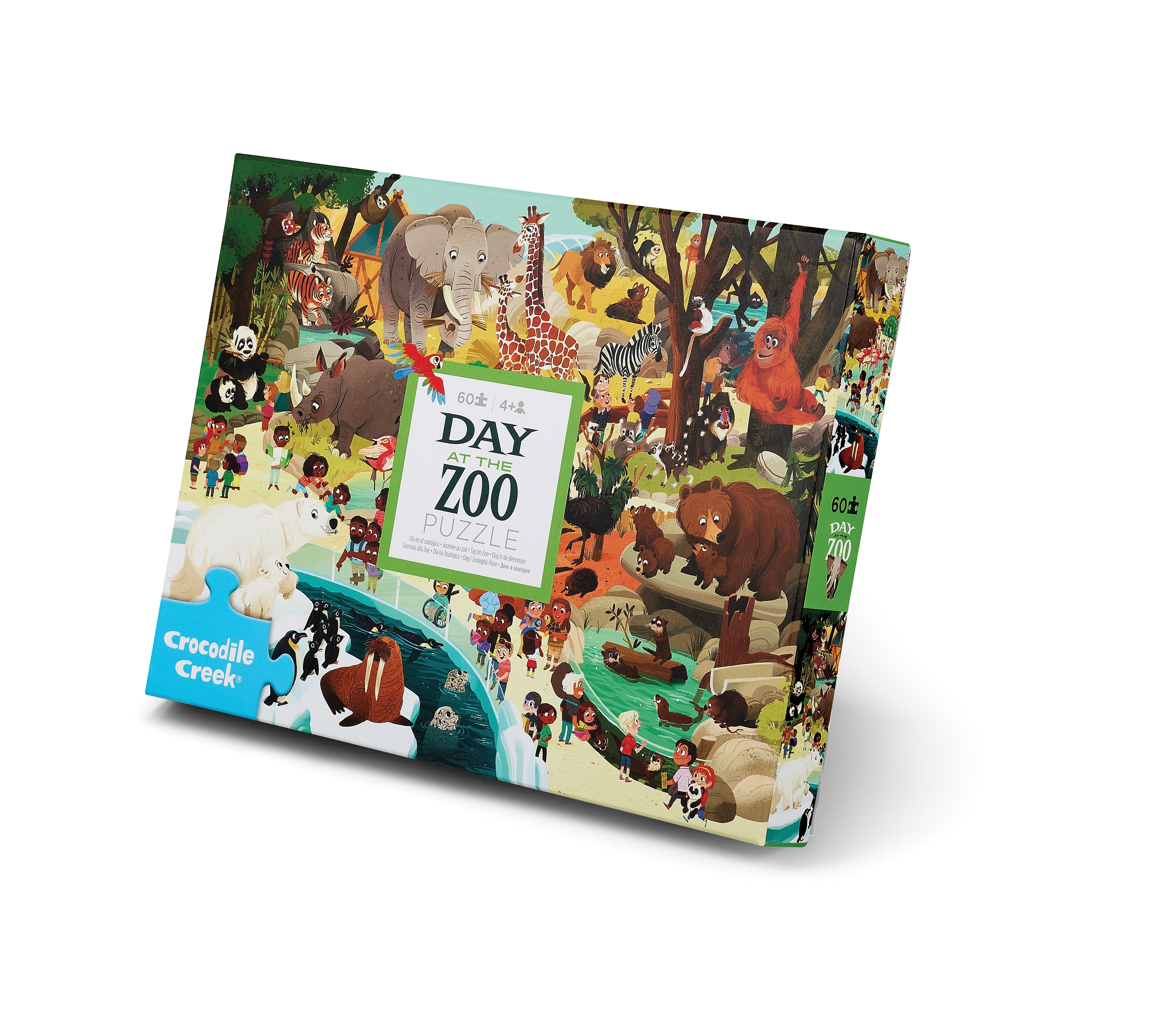 CROCODILE CREEK - DAY AT THE MUSEUM PUZZLE 60 PC | ZOO
