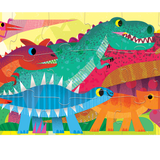 CROCODILE CREEK - SUPER DUPER LONG PUZZLE 60 PC | DINO WORLD