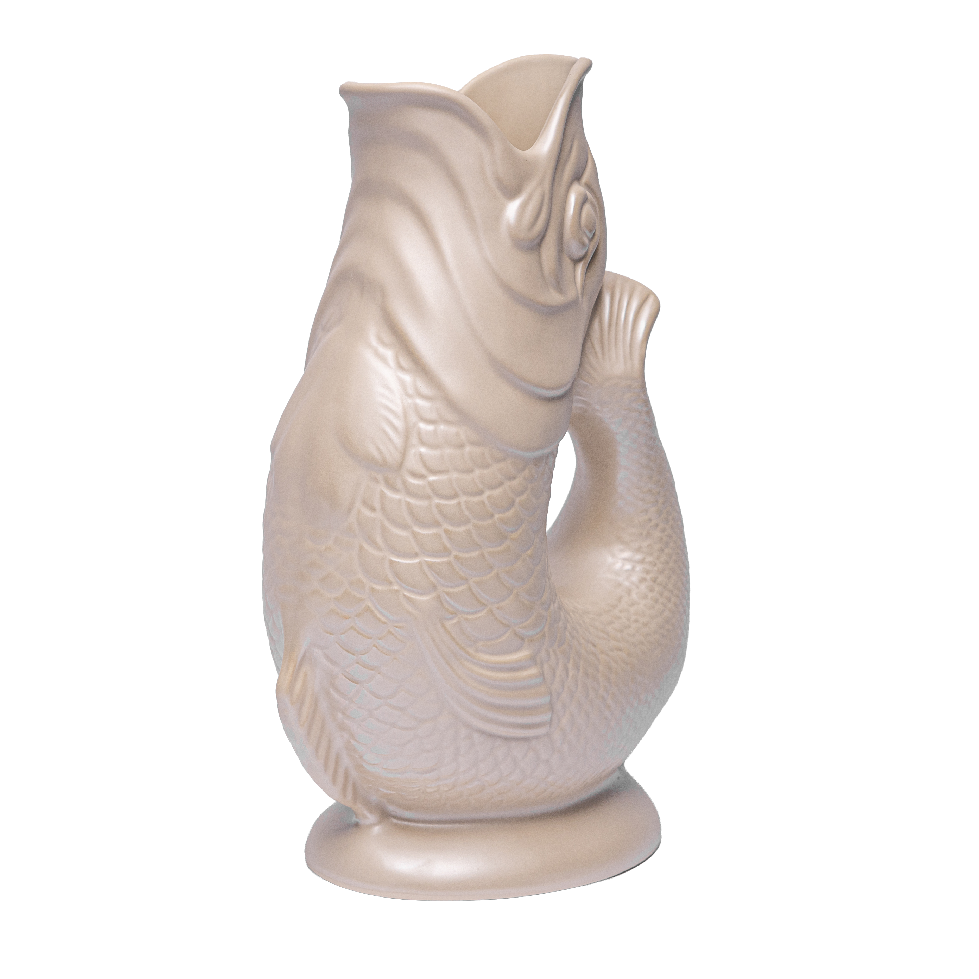 THE ORIGINAL GLUGGLE JUG FACTORY - ORIGINAL GLUGGLE JUG (XL) | MATT SAND LUSTRE