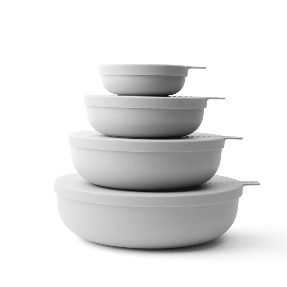 STYLEWARE - NESTING BOWL SET | 4 PIECE | SMOKE