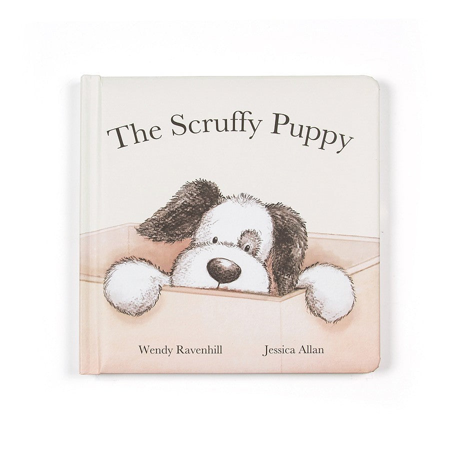 JELLY CAR - SCUFFY PUPPY BOOK | BASHFUL BLACK & CREAM PUPPY