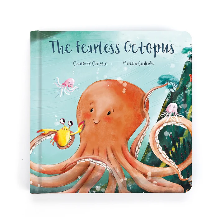 JELLYCAT - ODELL, THE FEARLESS OCTOPUS BOOK