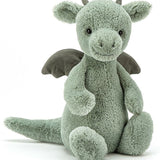 JELLYCAT - MEDIUM BASHFUL DRAGON | GREEN