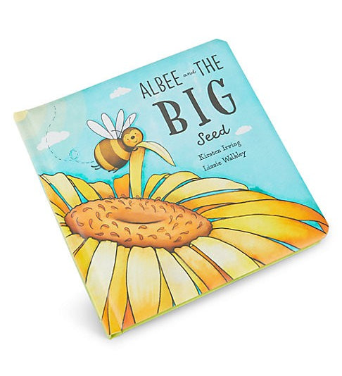 JELLYCAT - ALBEE & THE BIG SEED BOOK | BASHFUL BEE 