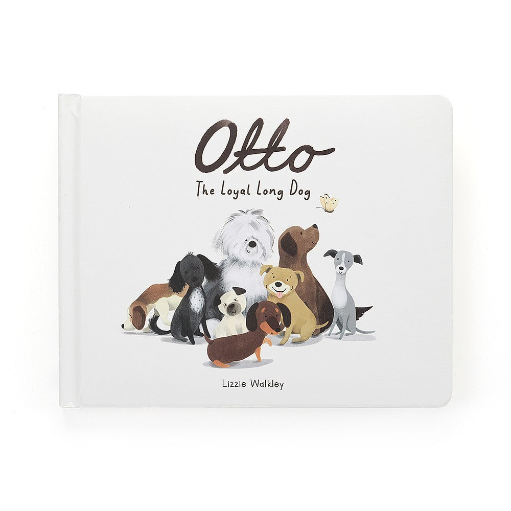 JELLYCAT - OTTO THE LOYAL LONG DOG BOOK