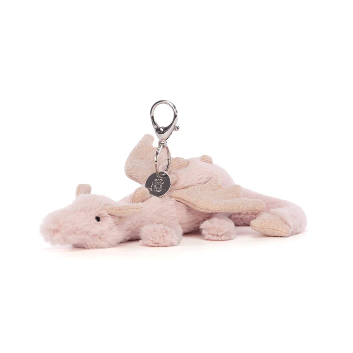 JELLYCAT - ROSE DRAGON BAG CHARM