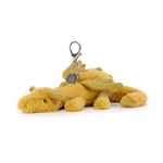 JELLYCAT - GOLDEN DRAGON BAG CHARM