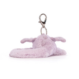 JELLYCAT - LAVENDER DRAGON BAG CHARM