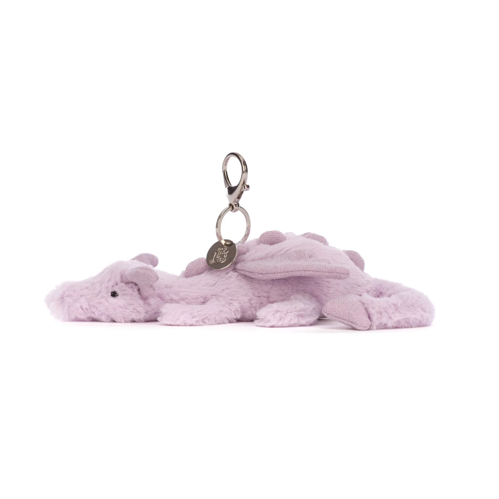 JELLYCAT - LAVENDER DRAGON BAG CHARM