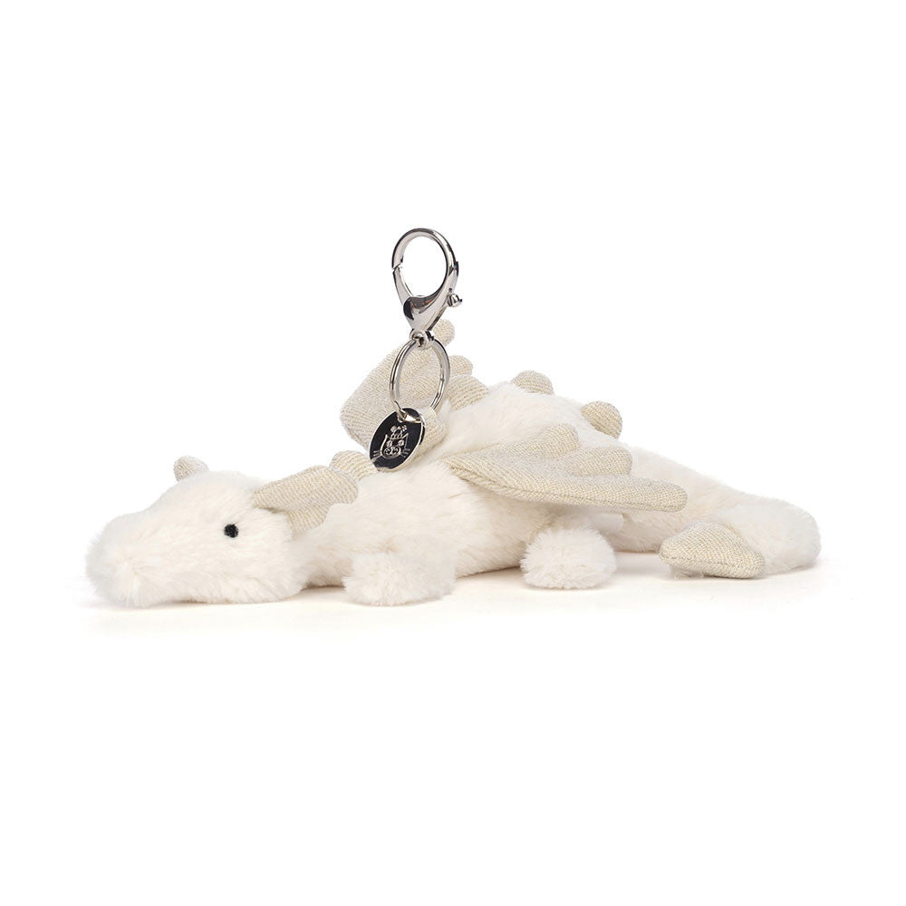 JELLYCAT - SNOW DRAGON BAG CHARM