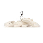 JELLYCAT - SNOW DRAGON BAG CHARM