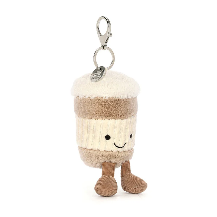 JELLYCAT - AMUSEABLE COFFEE TO GO BAG CHARM