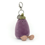 JELLYCAT - VIVACIOUS AUBERGINE BAG CHARM