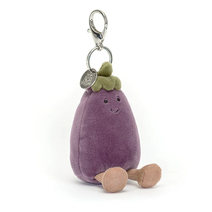 JELLYCAT - VIVACIOUS AUBERGINE BAG CHARM