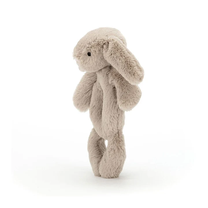 JELLYCAT - BASHFUL BEIGE BUNNY RING RATTLE