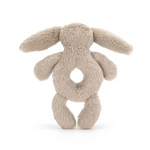 JELLYCAT - BASHFUL BEIGE BUNNY RING RATTLE