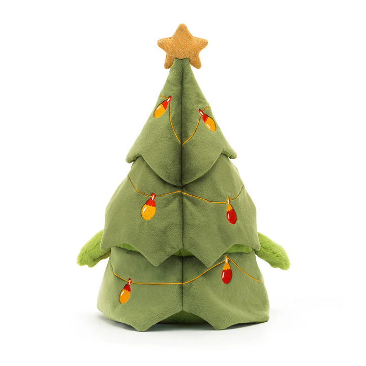 JELLYCAT - CHRISTMAS TREE RICKY RAIN FROG