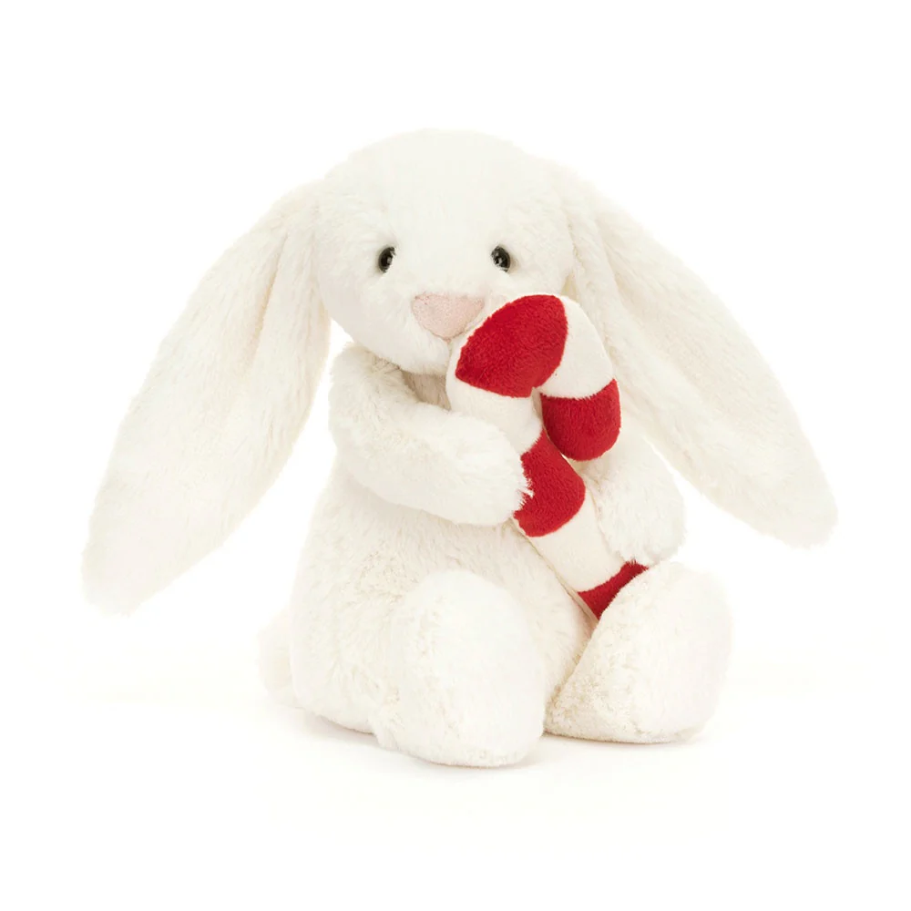 JELLYCAT - BASHFUL BUNNY WITH CANDY CANE