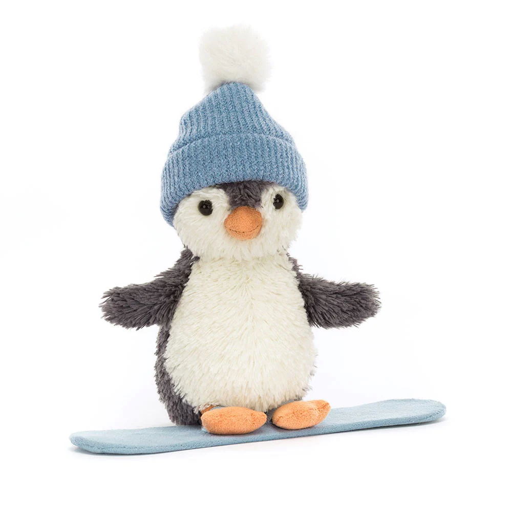 JELLYCAT - SMALL PEANUT PENGUIN | SNOWBOARDING