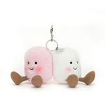 JELLYCAT - AMUSEABLE BAG CHARM | PAIR OF MARSHMALLOWS