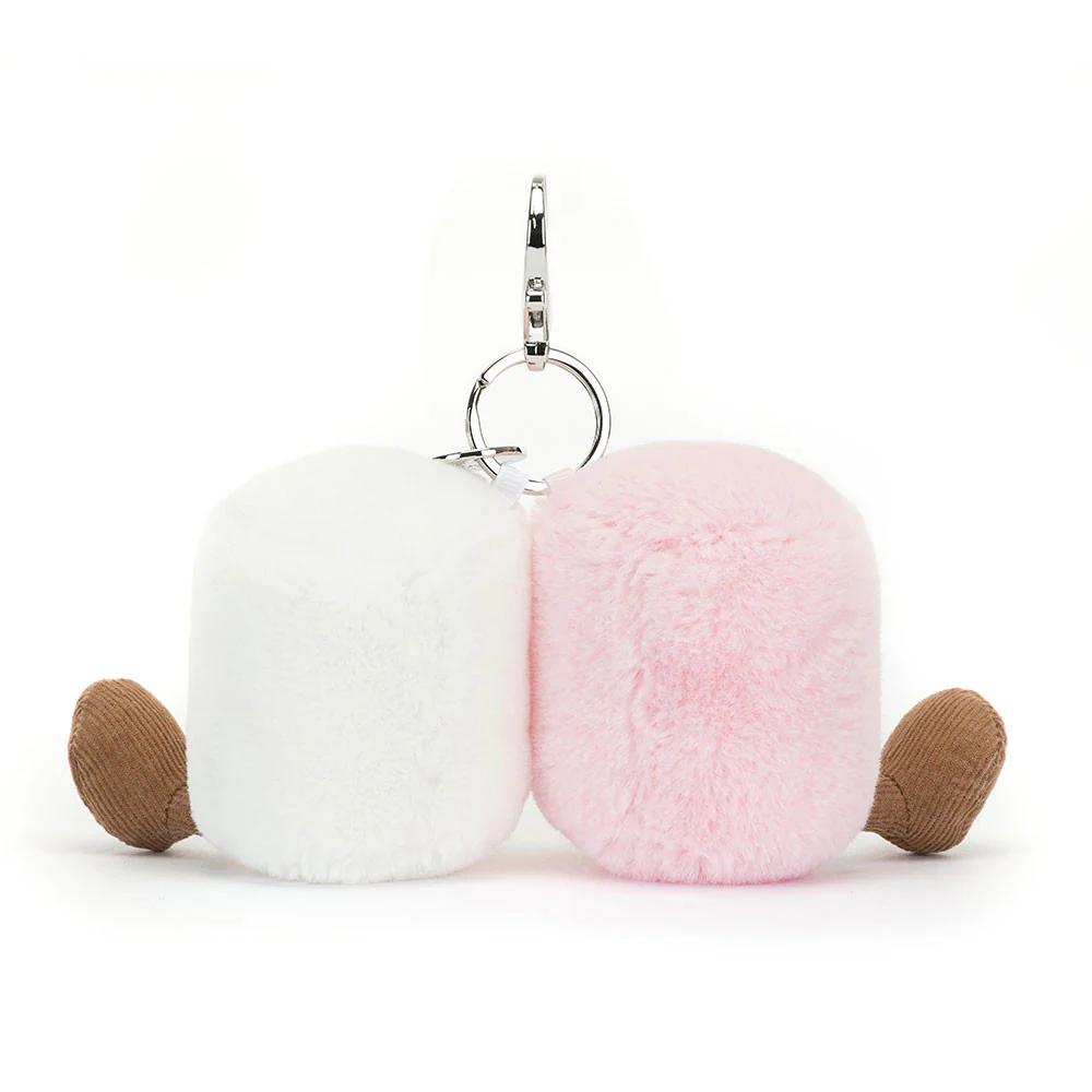 JELLYCAT - AMUSEABLE BAG CHARM | PAIR OF MARSHMALLOWS