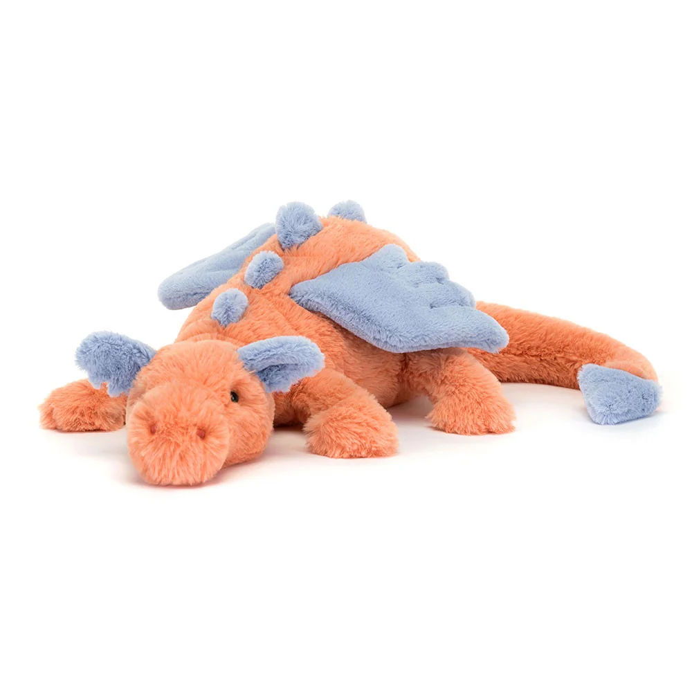 JELLYCAT - PERSIMMON SNOW DRAGON LARGE