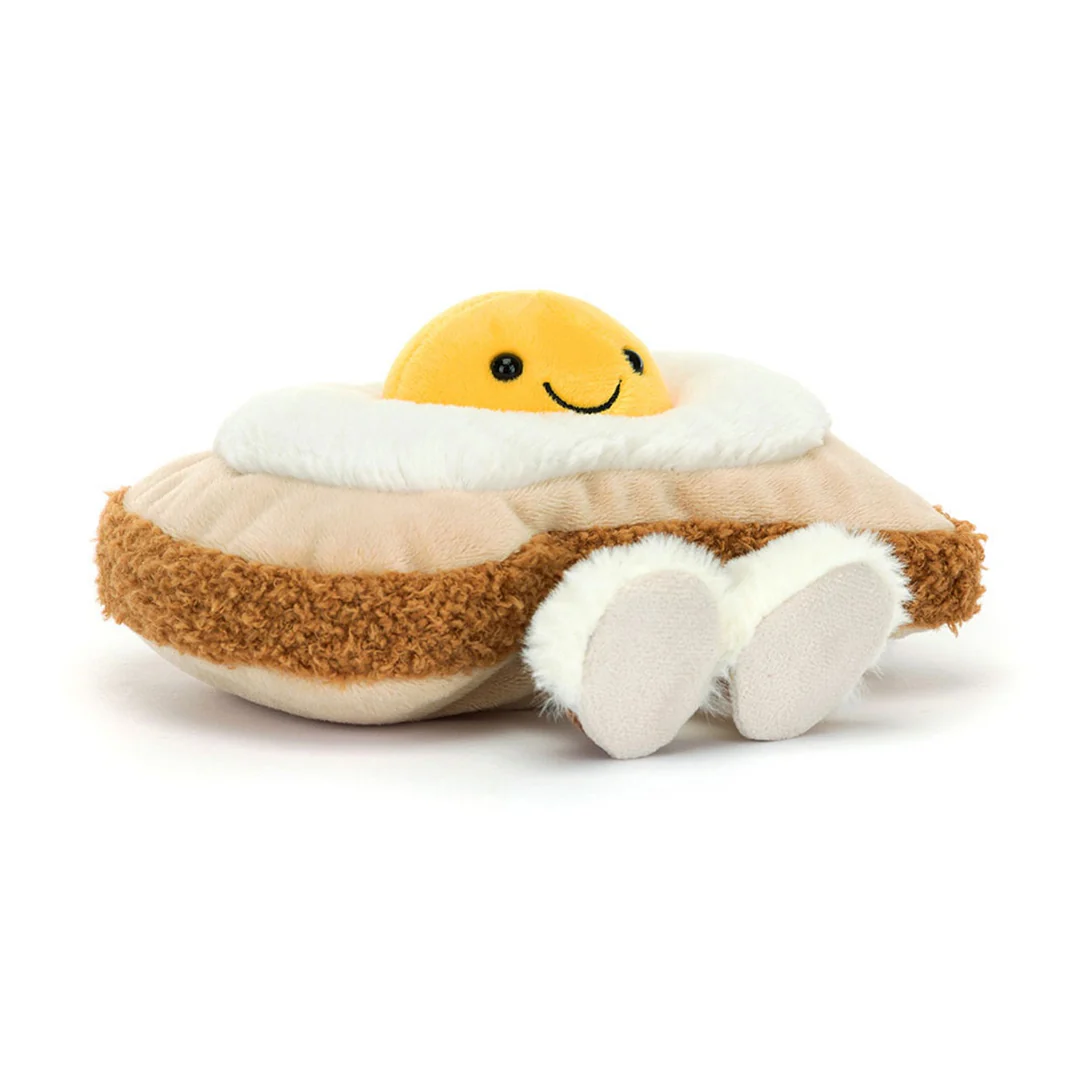 JELLYCAT - AMUSEABLES EGGLANTINE EGG ON TOAST