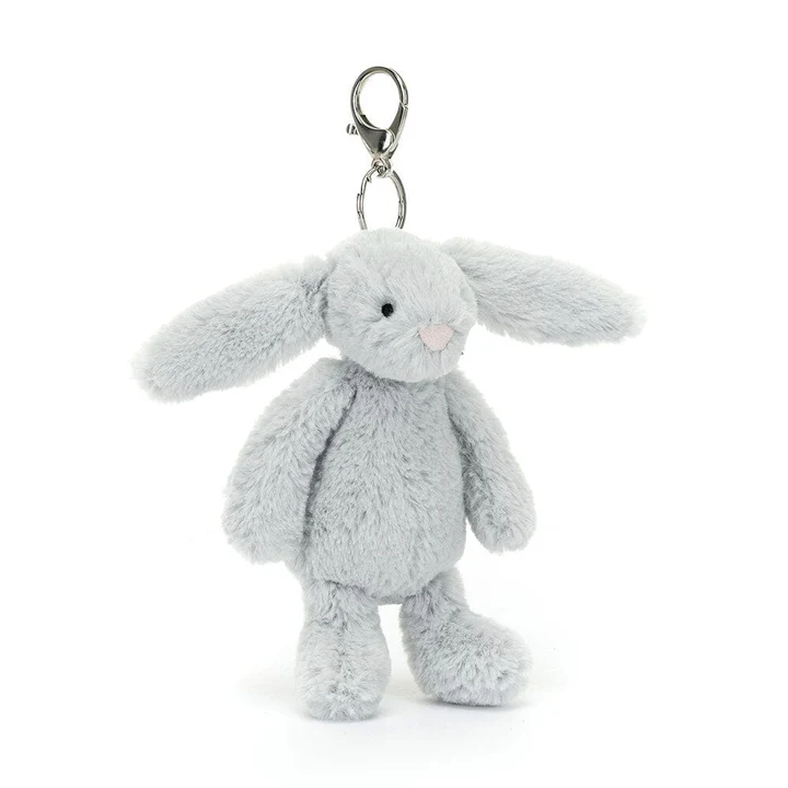 JELLYCAT - BASHFUL SILVER BUNNY BAG CHARM