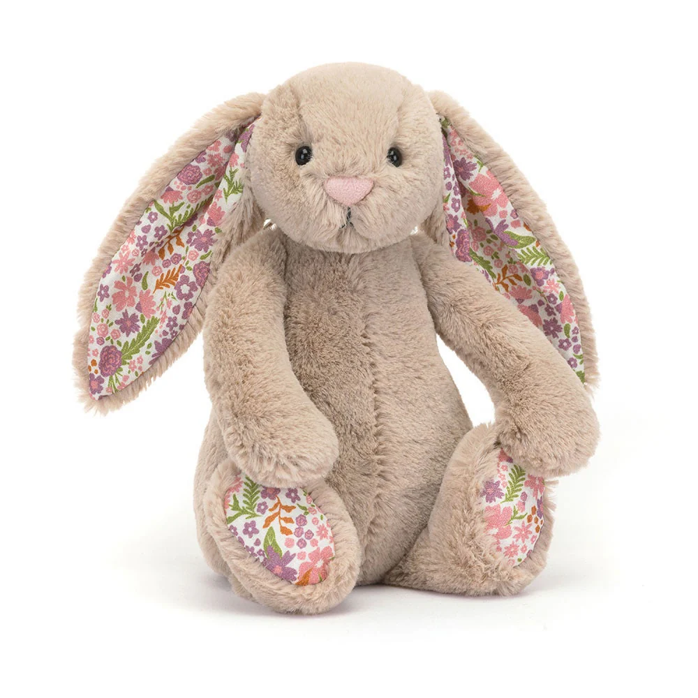 JELLYCAT - BEIGE BLOSSOM PETAL BUNNY | SMALL