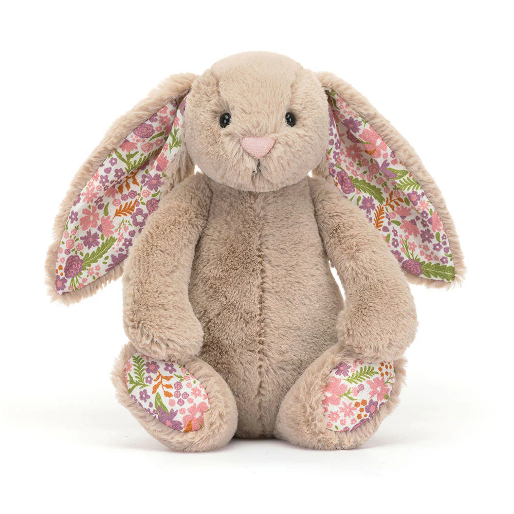 JELLYCAT - BEIGE BLOSSOM PETAL BUNNY | SMALL