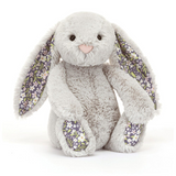 JELLYCAT - BASHFUL BLOSSOM | SILVER BUNNY BLOOM | ORIGINAL (MEDIUM)