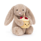JELLYCAT - BASHFUL BEIGE BIRTHDAY BUNNY