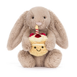 JELLYCAT - BASHFUL BEIGE BIRTHDAY BUNNY