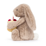 JELLYCAT - BASHFUL BEIGE BIRTHDAY BUNNY