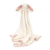 JELLYCAT - BLOSSOM CREAM BUNNY 'BERRY' BLANKIE
