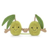 JELLYCAT - AMUSEABLES PAIR OF OLIVES